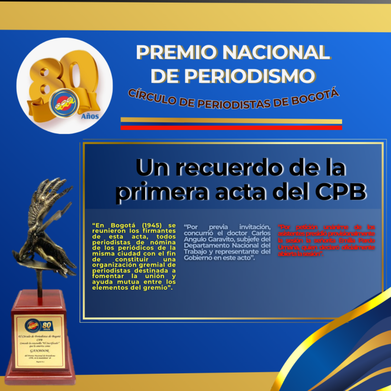 Premio Nacional de Periodismo CPB