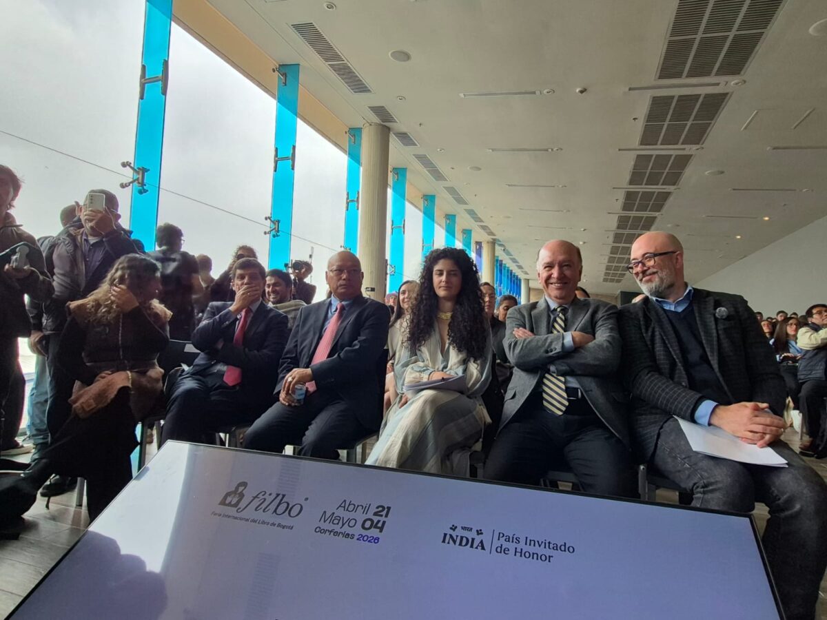 Invitados especiales rueda de prensa Filbo. 